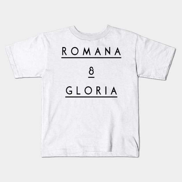 Ramona And Gloria Kids T-Shirt by ERRAMSHOP